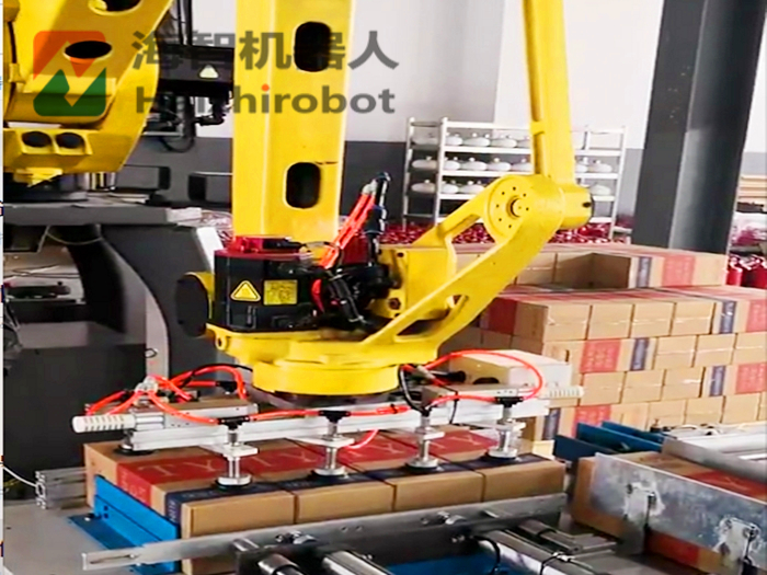 工業機器人碼垛自動化生產線應用