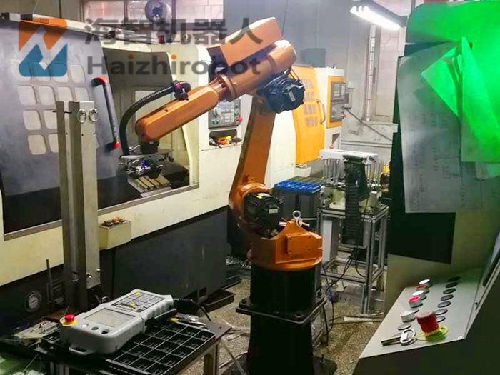 工業機器人上下料數控機床