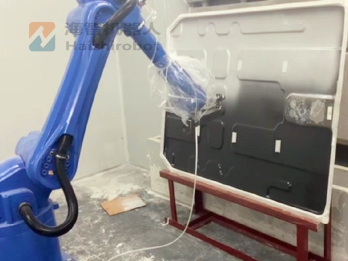 特殊涂料機器人噴涂生產案例
